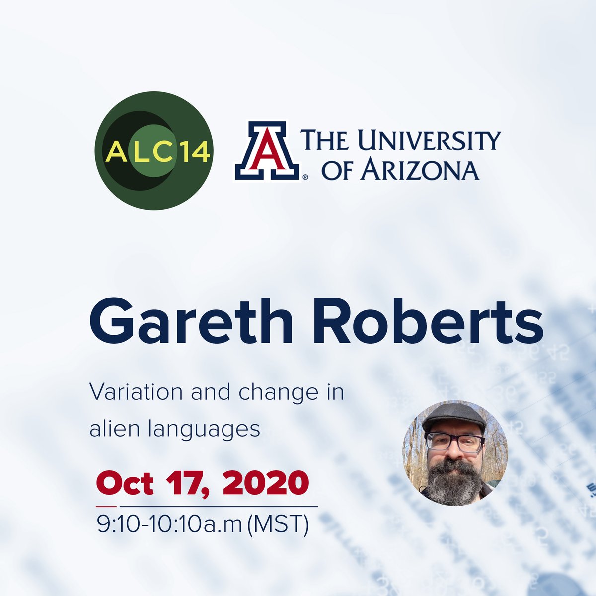 AzLingCircle's tweet photo. Dr. Gareth Roberts @@garicgymro from the Department of Linguistics at University of Pennsylvania as our first Plenary Address. Register today: https://t.co/dRjlmmaEZV
#arizona_alc #linguistic #language #sociolinguistic #sociolinguistic #discourse #alien_language #language_change https://t.co/mOqawyafFe
