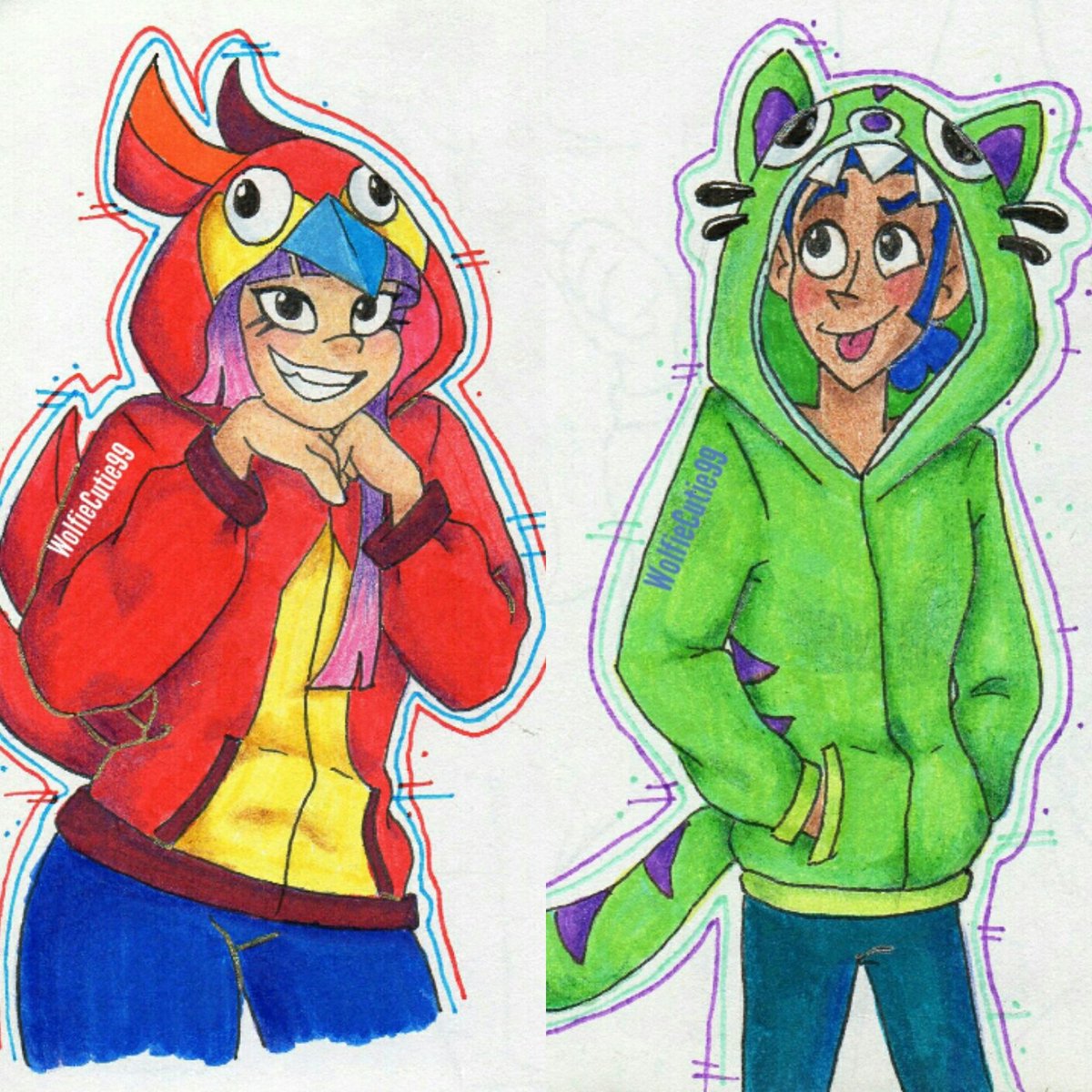 WolfieCutie99's tweet photo. Probando los marcadores que mi bella madre me regaló 💕💕 

#renewglitchtechs #GlitchTechs #mikokubota #five https://t.co/b9djwgTxaN
