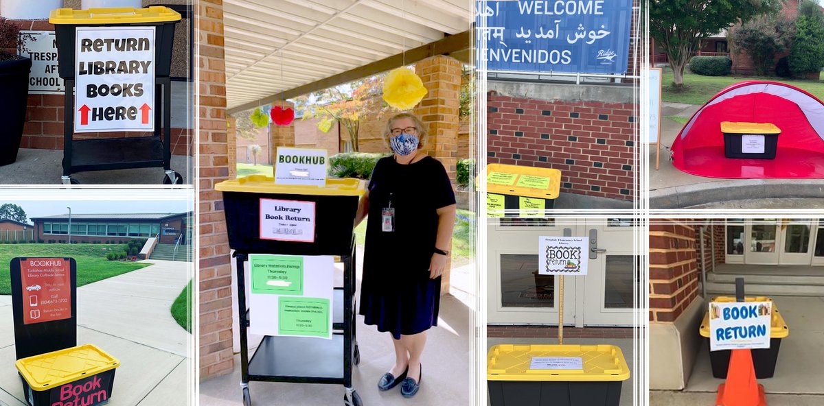 HenricoSchools's tweet image. Help keep great books in circulation! Do you have forgotten @HCPSlib books tucked away somewhere? Go to any HCPS school during regular hours and place them in the yellow and black library bins in front of the school. Thanks for helping our library books find their way home!