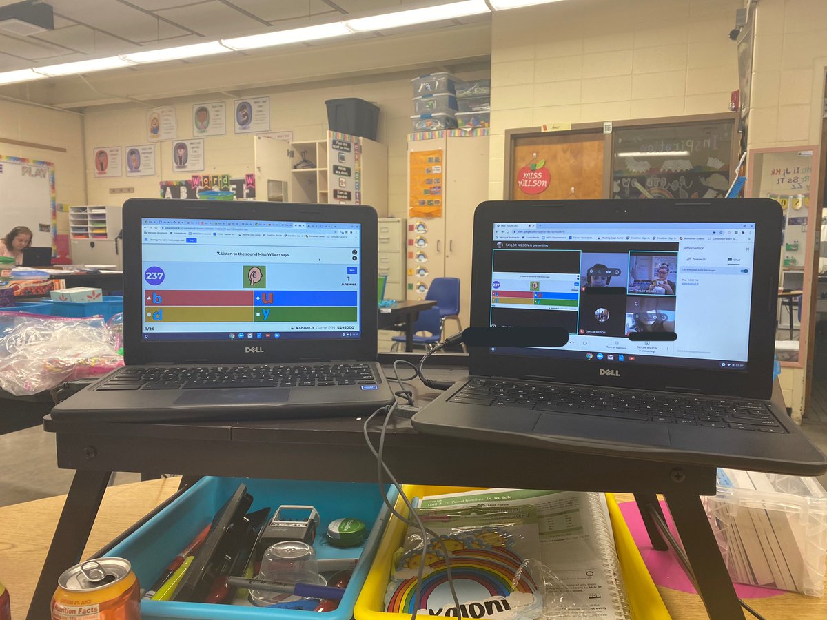 spclEDventures's tweet photo. Assessed letter-sound correspondence using @GetKahoot. The kiddos’ didn’t know it was an assessment, and printed out the data directly from the website 😏 #nbtstrong https://t.co/iA4KIRAczL