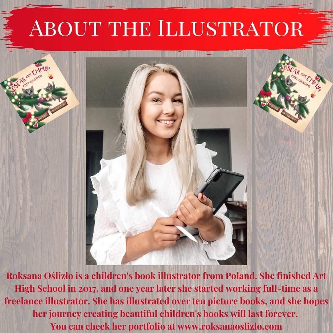 terrisabol's tweet photo. Roksana Oslizlo came recommended from my previous illustrator, Natalie (who became too busy to continue my series). ‘Oscar and Emmy Visit the Vet’ was Roksana’s first O&amp;E Series book. She has already begun illustrations for book #6 in the series (details coming soon)!
(1) https://t.co/zX0Rr5k6YR