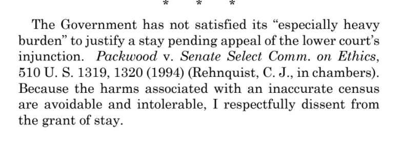 Justice Sotomayor's closing line.