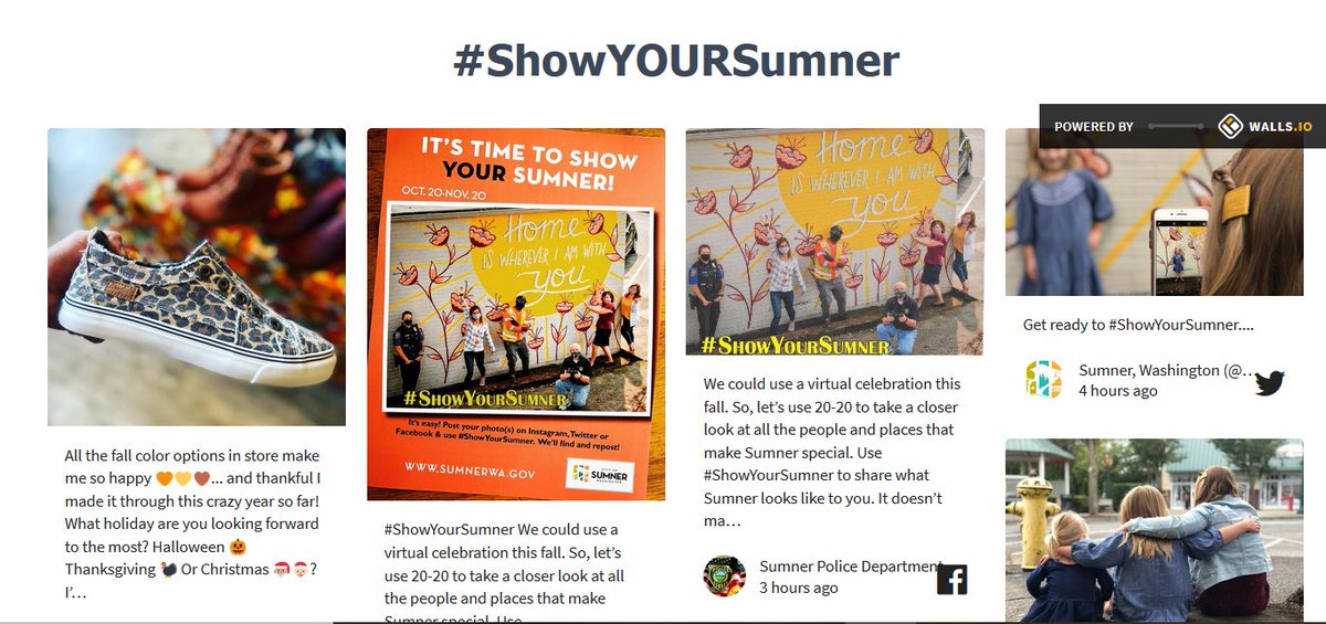 CityOfSumnerWA's tweet photo. Please help show--and share--YOUR Sumner! Share pictures of the people (and places) that make Sumner special, whether you work here, live here or just love it. Tweet your picture and use #ShowYourSumner! Then, go see your pictures join others https://t.co/hQorLtI0IK https://t.co/4TiktiY0NI