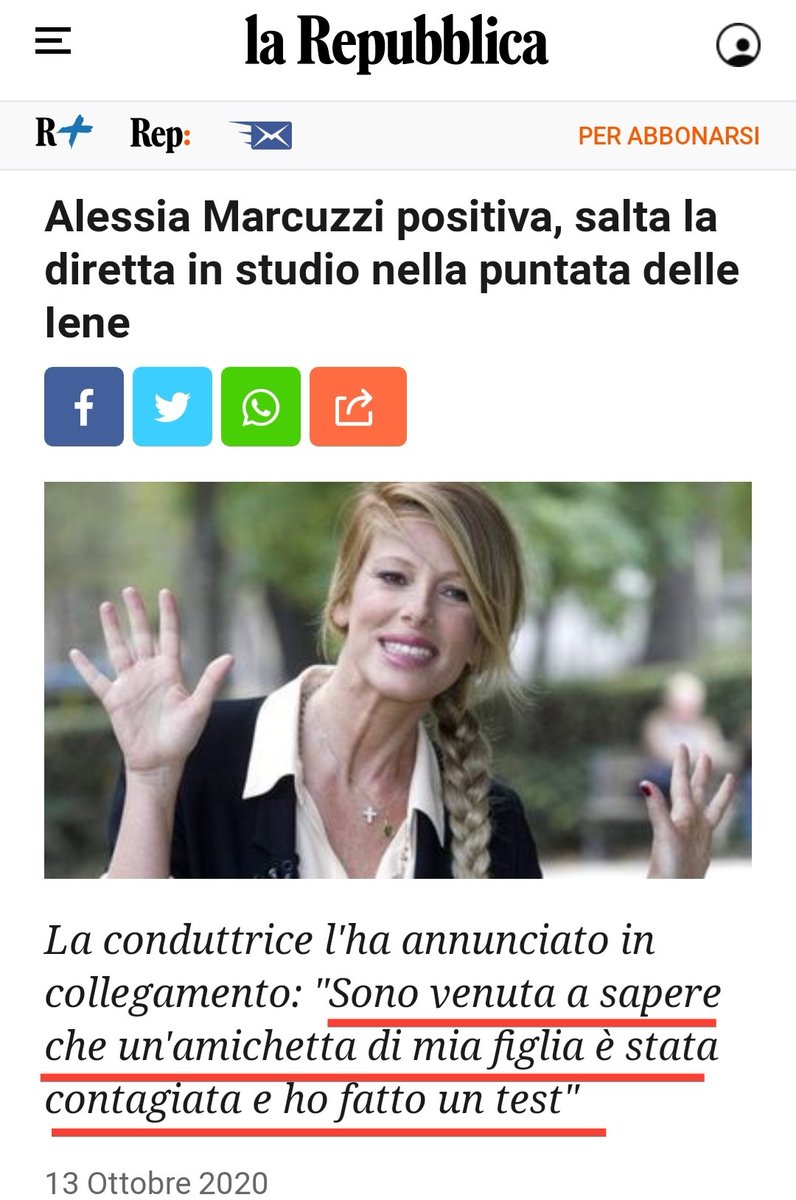 Mr_Ozymandias's tweet photo. È venuta a sapere che un'amichetta della figlia aveva il Covid, perciò ha fatto il tampone, risultando positiva.
Ma certo! L'amichetta della figlia! Perché non pensarci prima? https://t.co/2QXGinzutT