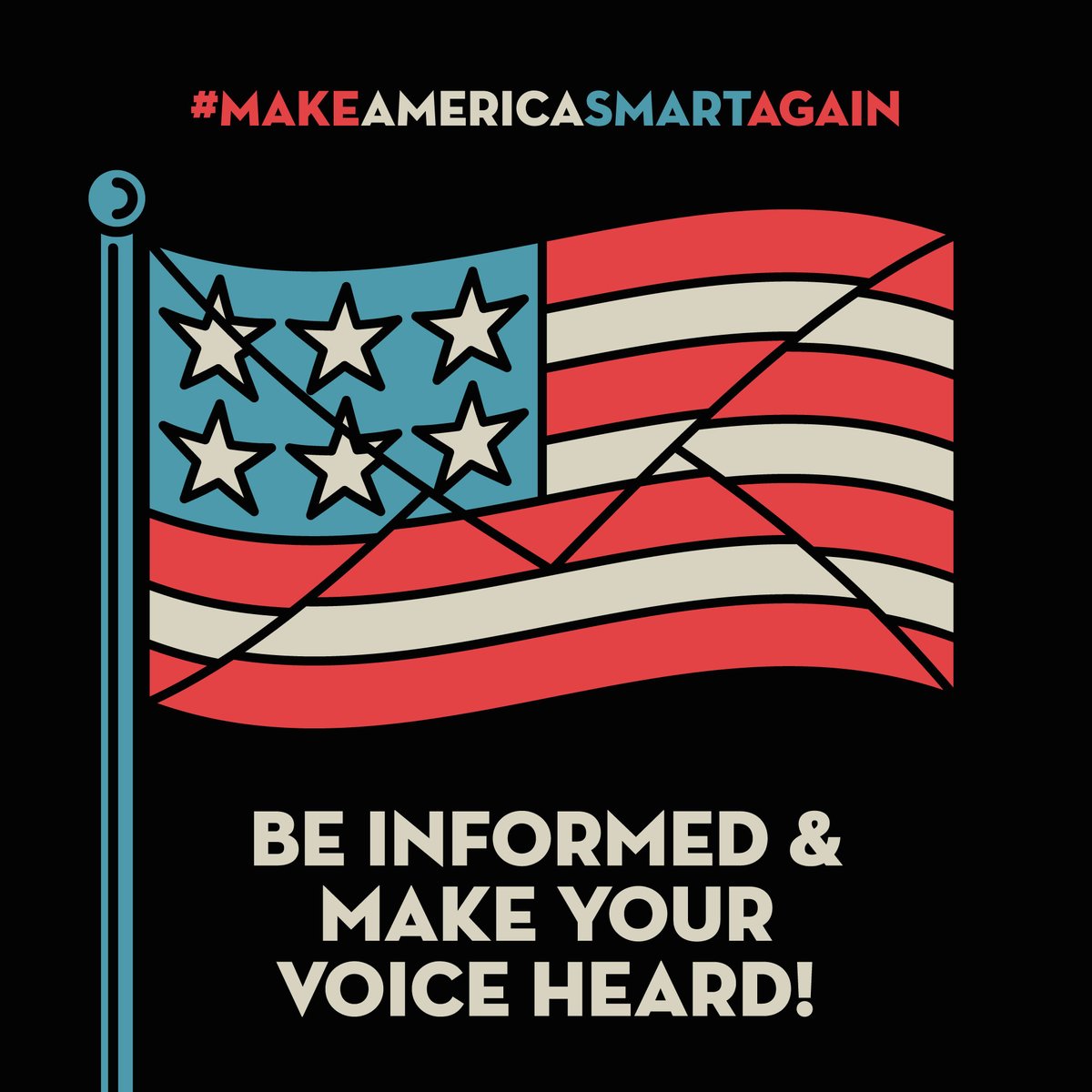 Sign up for our voter education initiative <a href="/dumbisovermasa/">MASA</a>'s newsletter to keep up with all the latest updates regarding the Election year and learn how you can stay engaged and make your voice heard: dumbisovermasa.com/about
#MAKEAMERICASMARTAGAIN