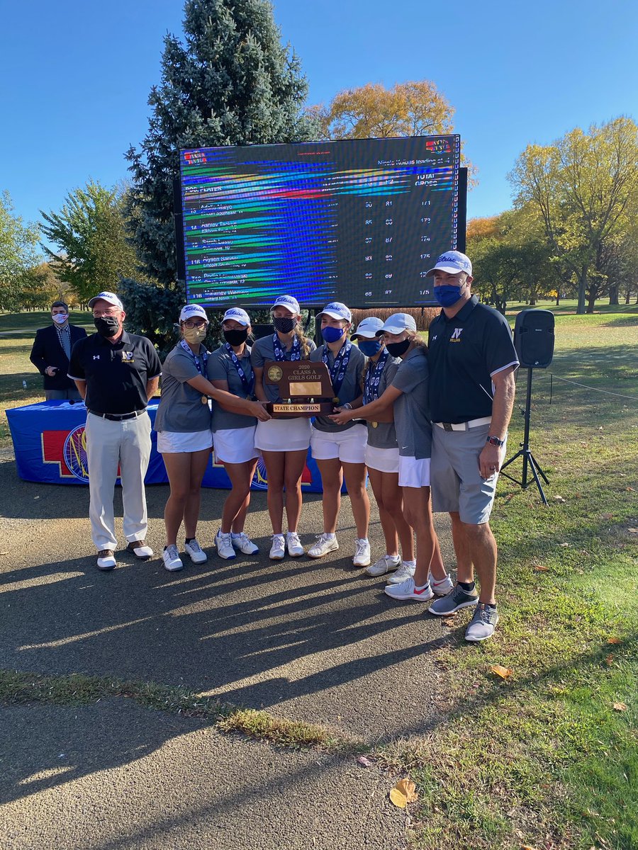 Congratulations <a href="/NPHS_Activities/">Ms. Berry</a> -  the 2020 NSAA Class A Girls State Golf Champions! #nebpreps