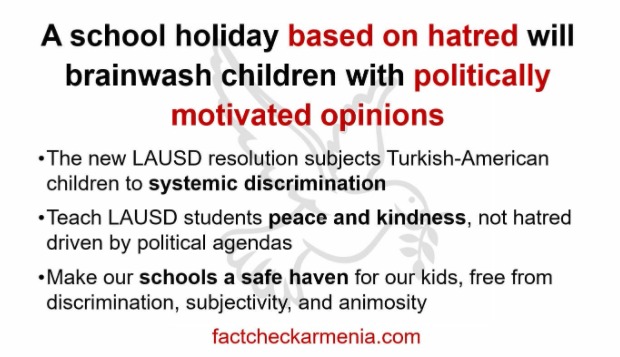 barisseker's tweet photo. A school holiday based on hatred will brainwash children. 
@laschools @kelly4laschools @austinlaschools  @scottatlausd @nickmelvoin  @jackie4lakids  @mayorofla  @latimes @monica4LA @richardvladovic  @howardblume
#stopapril24holiday
#freelausdfrompolitics
#iphone12 https://t.co/VWSUM106Ck