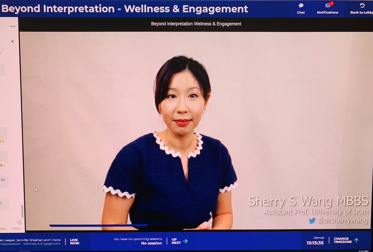 JRevRad1's tweet photo. #radiology #wellness from @drsherrywang during #sabi2020 https://t.co/HX8xFDrd5o