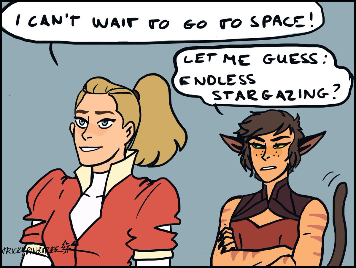 trickypinetree's tweet photo. corny alert, I warned you! #catradora #glimbow #sherafanart #shera #spop https://t.co/Px2xegGpiz