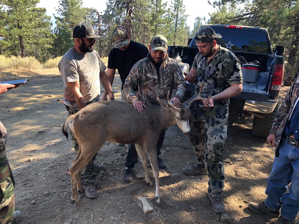 Rdgz_13_'s tweet photo. Stalked this buck since Saturday, told myself and the homie (guy in the 2nd pic holding the deer) that we were gonna get him and in doing so we passed up 2 four pointers. Long story short, he got dropped when we stalked him up to 155 yards! The rest is history! #6point #BeatTfUp https://t.co/6xkE4UKhed