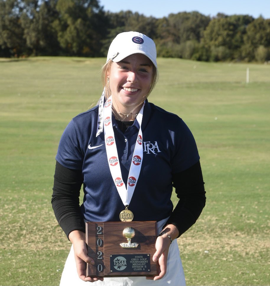 Congrats to ⁦<a href="/FRAathletics/">FRA Athletics</a>⁩ Emily Wilson, ⁦<a href="/tssaa/">TSSAA</a>⁩ Girls Golf DII-A State Champion.