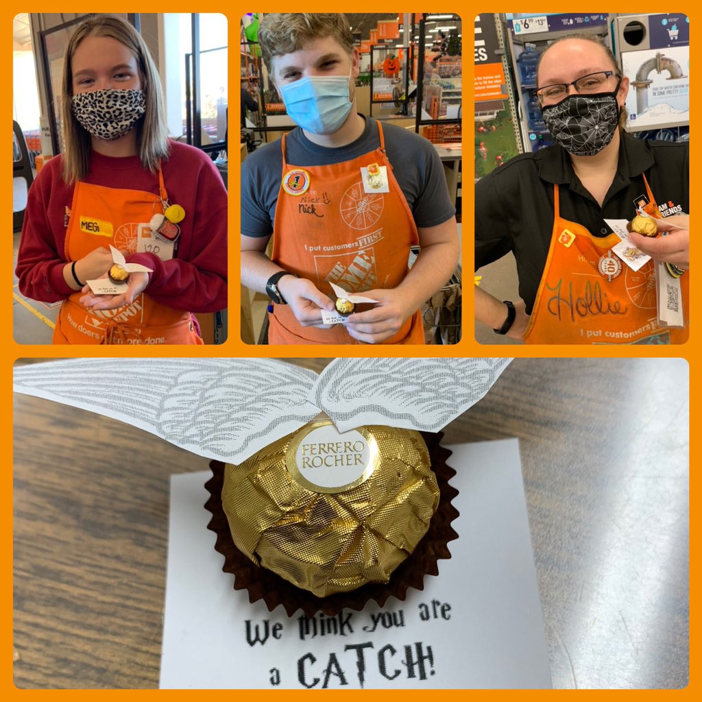 Another magical day at #THD2016! Our front end associates are all a great catch!! #harrypotterpuns #goldensnitch @thd_young <a href="/NalleyChris/">nalley's</a> <a href="/ajbabe02/">Amanda Baber</a> <a href="/Amazonwarrior19/">Glenda Smith</a>