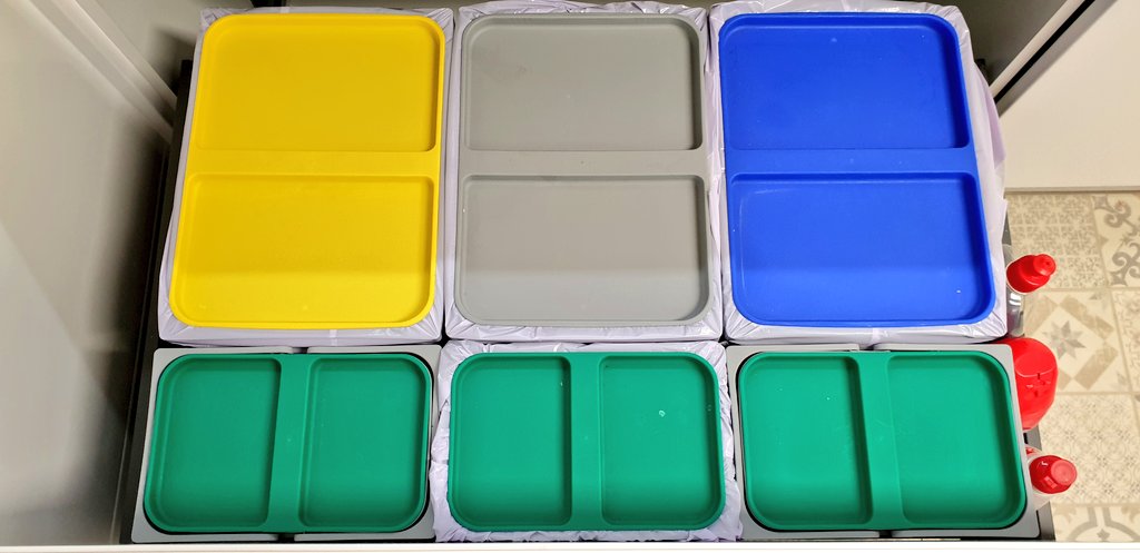 En casa reciclamos siempre, y de un tiempo a esta parte, notamos que el amarillo, el de los plásticos, se llena mucho más rápido que el orgánico, el vidrio o el papel... 
¿también os pasa?
#Reciclar #MedioAmbiente
#cuidemoselplaneta 🌍♻️