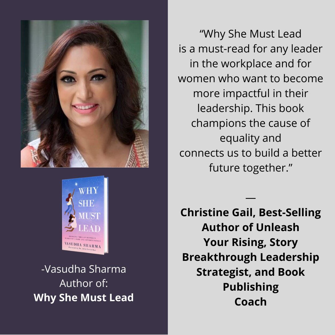 vasudhasvoice's tweet photo. #whyshemustlead #leadership #diversity #diversityandinclusion #diversitymatters #diversityisbeautiful #womenleaders #womeninbusiness #businesswoman #bosslady #mompreneuer #author #book #bossbabe #equity #equityandinclusion #femaleentrepreneur #beaguest https://t.co/bmNhFt777Z