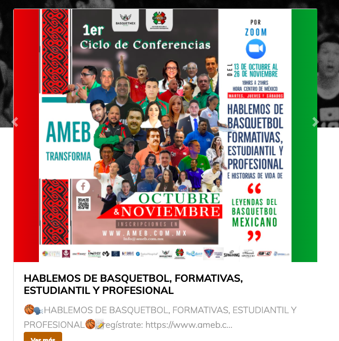 basquetmex's tweet photo. Gran evento convocado por la AMEB. Varias conferencias de los principales actores del basquetbol durante más de un mes.

https://t.co/zW7p5WemIj https://t.co/8gCARvI20y