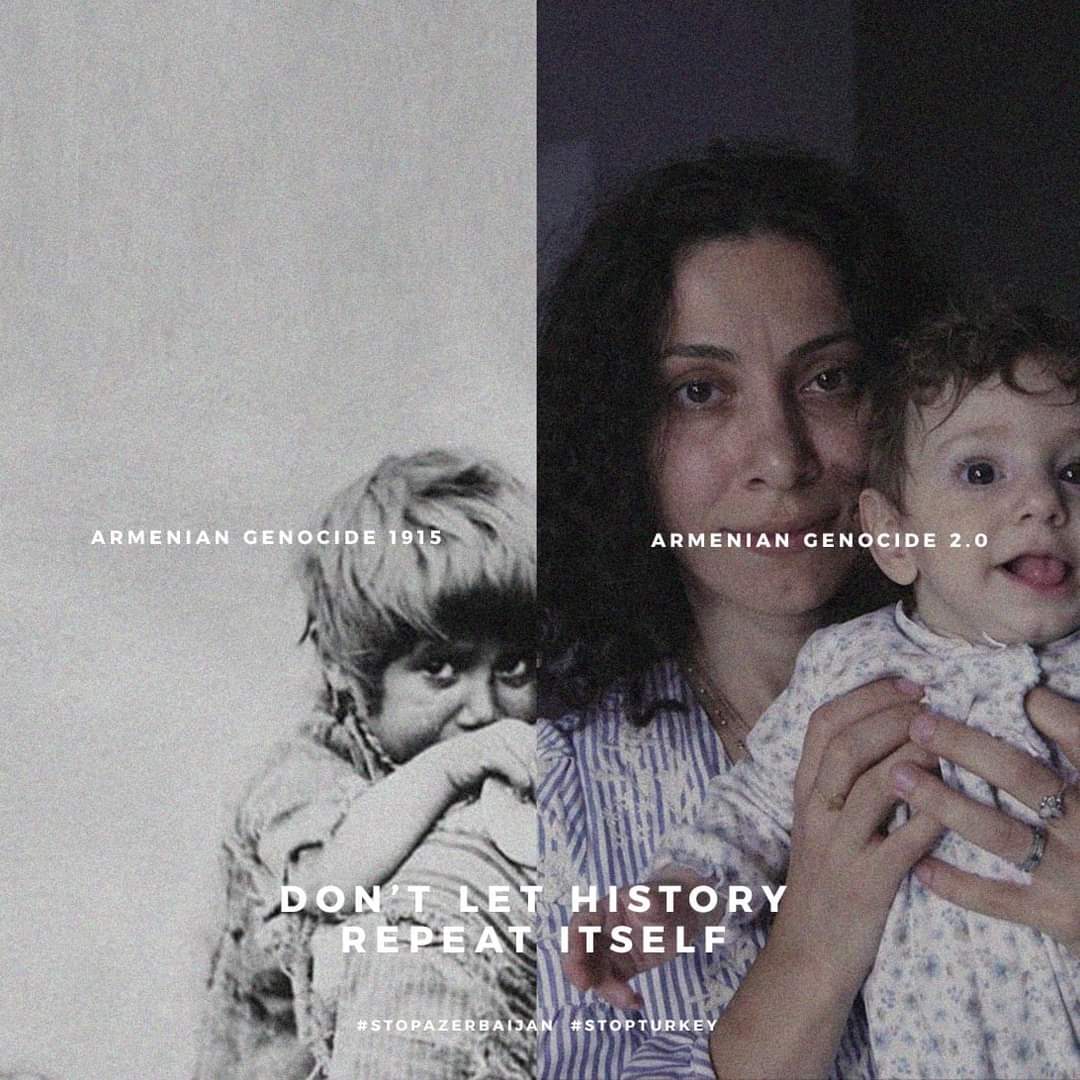 tsovalize's tweet photo. #ArtsakhStrong #RecognizeArtsakh #SanctionTurkey #StopAzerbaijaniAggression

 Don't let history repeat itself. ©Nareg Soussani https://t.co/p6NMYLpSkL