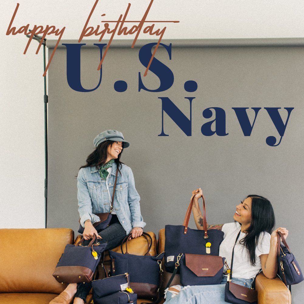 Fair winds 💙 Ashore or afloat, navy is always in style. Shop now: bit.ly/3nLNaFJ