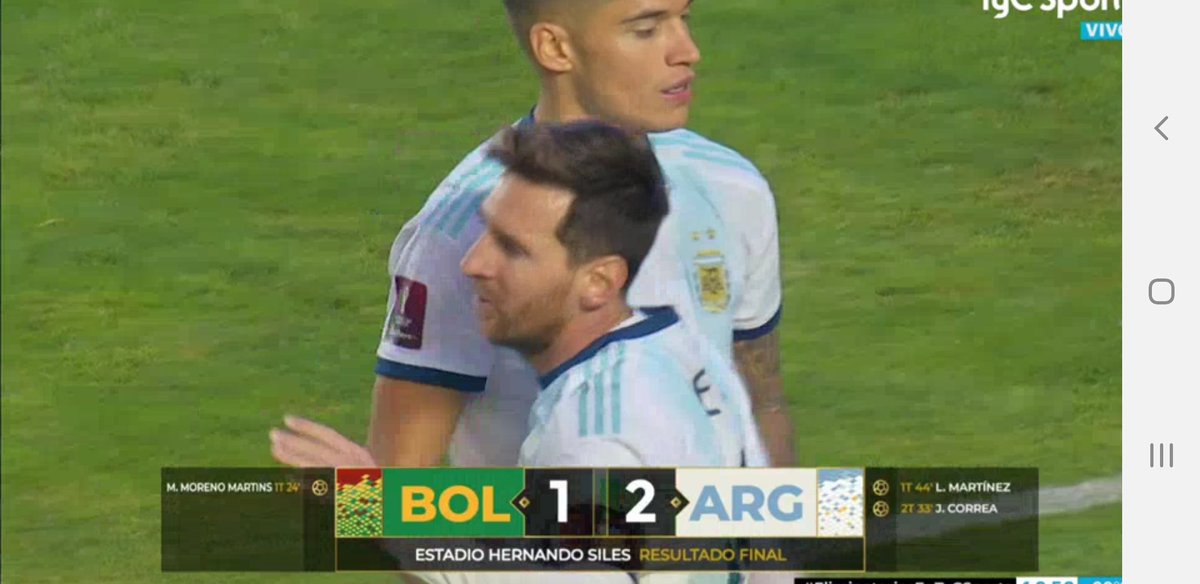 ⚽️🔝 Victoria para Argentina‼

El equipo albiceleste logró remontar el marcador y lograr una victoria importante de visita en La Paz, Bolivia, donde no ganaba desde 2005.
<a href="/mcuadra05/">Miguel Angel Cuadra C.</a> <a href="/AlexCuadra10/">Alejandro Cuadra</a> <a href="/ivanguasimo/">Ivan Rodriguez</a> <a href="/manoloalvarezc/">Manolo Álvarez Cedeñ</a> <a href="/limyueng/">Eduardo Lim Yueng</a> 
#Argentina #Bolivia #BOLIVIAVSARGENTINA