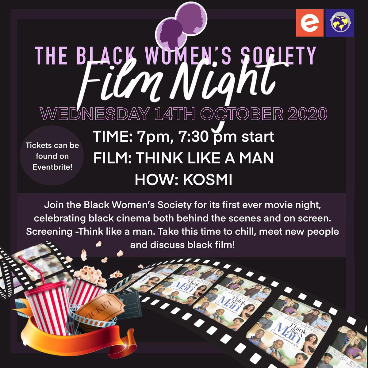 Grab some popcorn, a drink and relax🥤Tune in to our first ever movie night on zoom tomorrow night🥰🤩Tickets on eventbrite can be accessed through link in bio💕