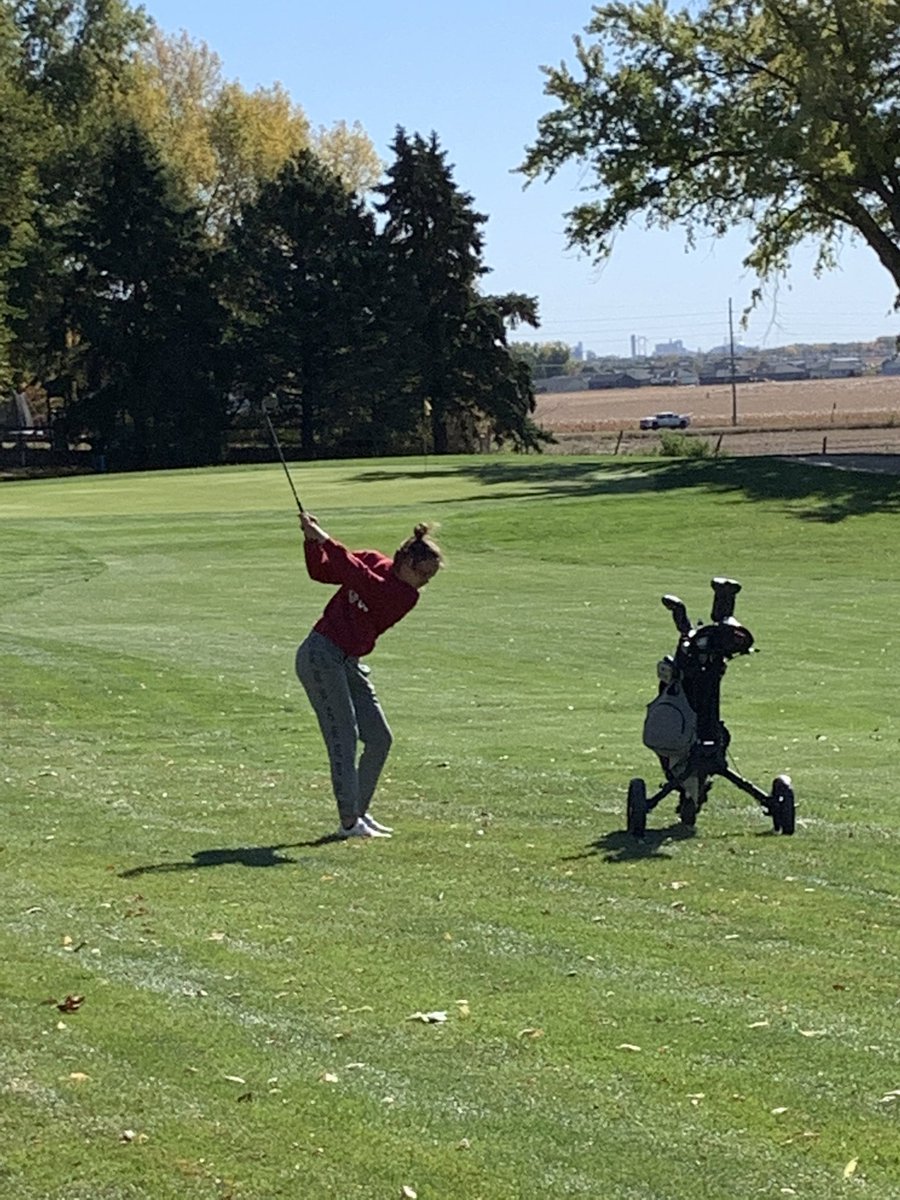 swedesgolf's tweet photo. ⭐️Annica Harm ties for 15th Place at the Class C State Championship. ⭐️ Bringin’ home a medal and makin’ Swede Nation proud! https://t.co/Vt01T7aRSP