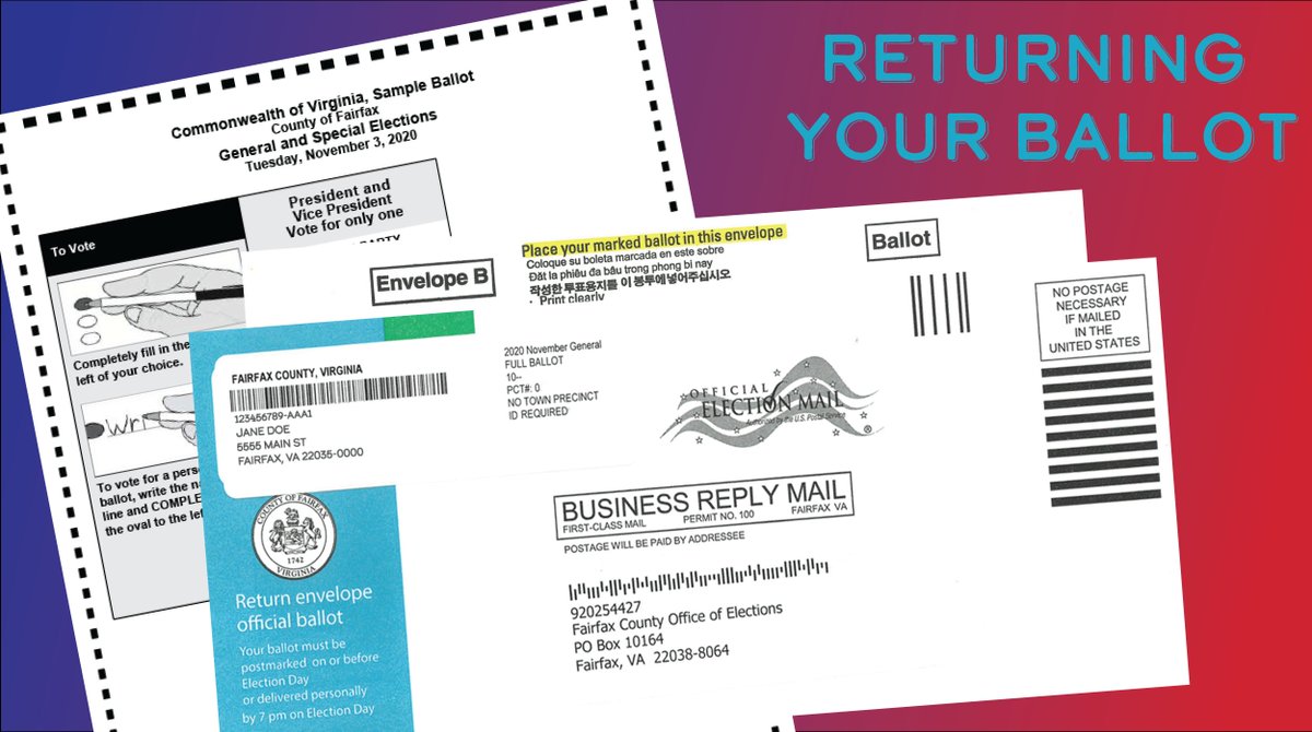 Fairfax County Votes Please Don T Vote Naked It S Critical That You Put Your Mailin Ballot Inside Envelope B Or It Won T Be Counted Follow These Important Instructions T Co Prjusbmipj Votebymail