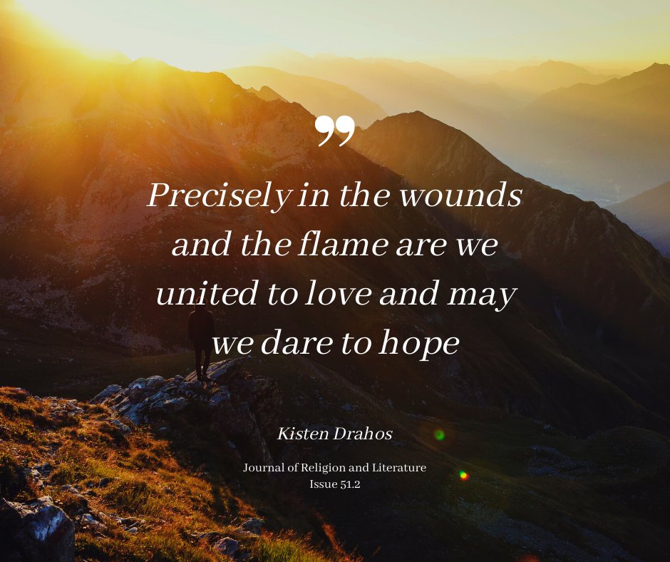ReligionandLit's tweet photo. We're learning so much from Kristen Drahos's article, "Nailed and Aflame: Annie Dillard's Bonaventurian Mysticism." Read it in our new issue 51.2! https://t.co/jQsEUcTNmd