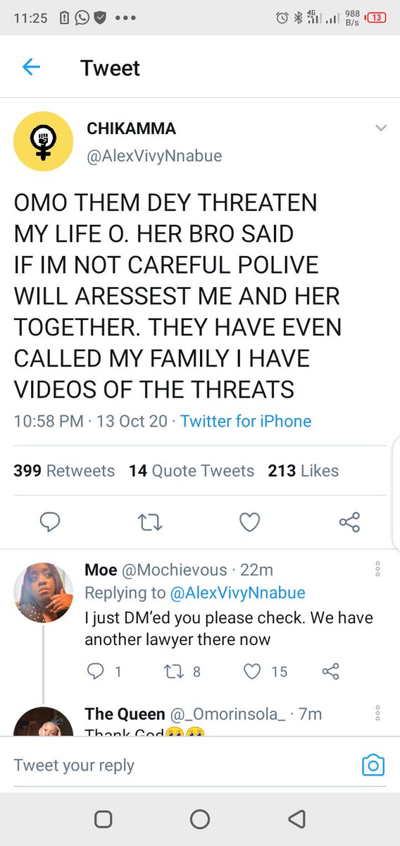 Her family is threatening the babe that got lawyers involved