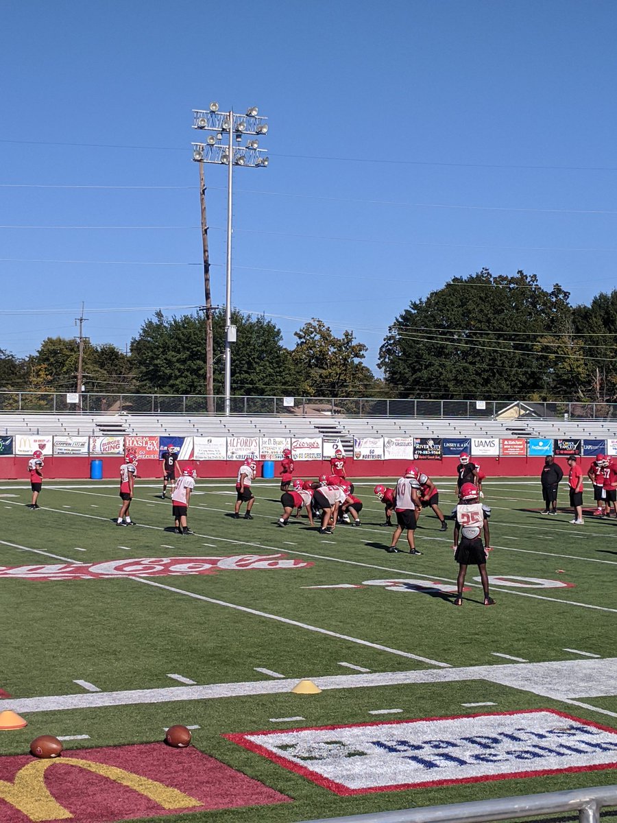 It was nice catching up with coach Mike Falleur and coach Greg Kendrick at Fort Smith Northside's practice today. Also got to talk to QB <a href="/DreydenNorwood/">Dreyden Norwood</a> and WR <a href="/WalkerCatsavis/">Walker Catsavis</a> about the season so far. I'll have a story on offense and Catsavis' breakout season next week
#ARpreps