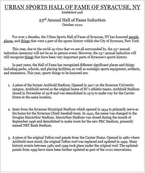 ushofsyracuse's tweet photo. 23rd Annual Hall of Fame Induction https://t.co/8FJd9Qou8Y