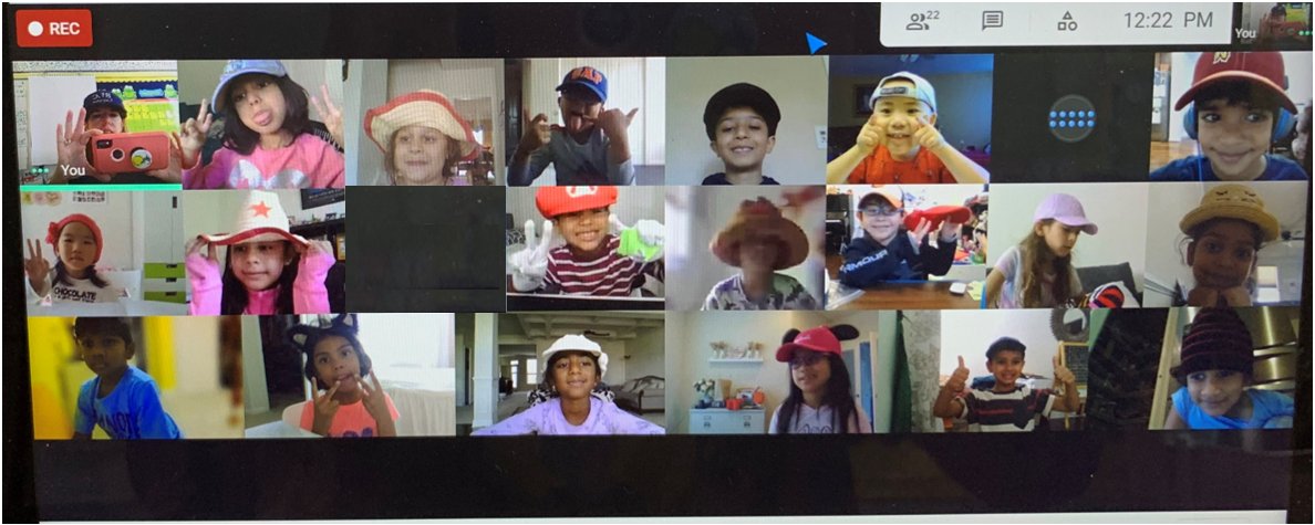 Celebrating today's school spirit day with our crazy hats! <a href="/RLCPrincipal/">Diane Insari</a>