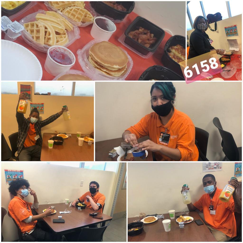 It's the little things that means the most. Our SM is the Best🔥😃😊 We were treated for breakfast on a job well done setting up Holiday. Thank you <a href="/dianarosado30/">Diana Rosado🦋</a> we appreciate you.  <a href="/ColeenSaul/">Coleen Saul</a> <a href="/HDGerard1/">HDGerard</a> 

#6158MillBasin
#MET6158