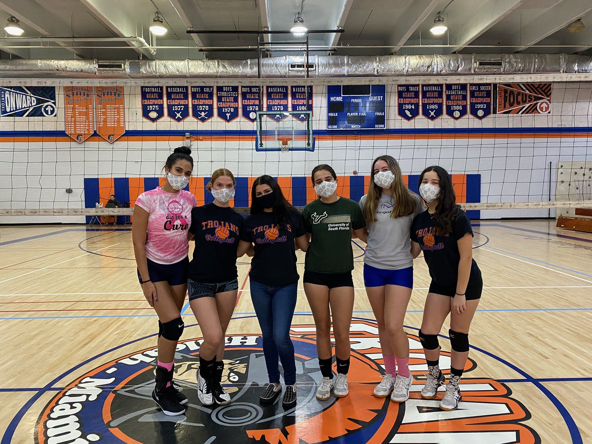 Our Lady Trojans back on the court 🏐🤍