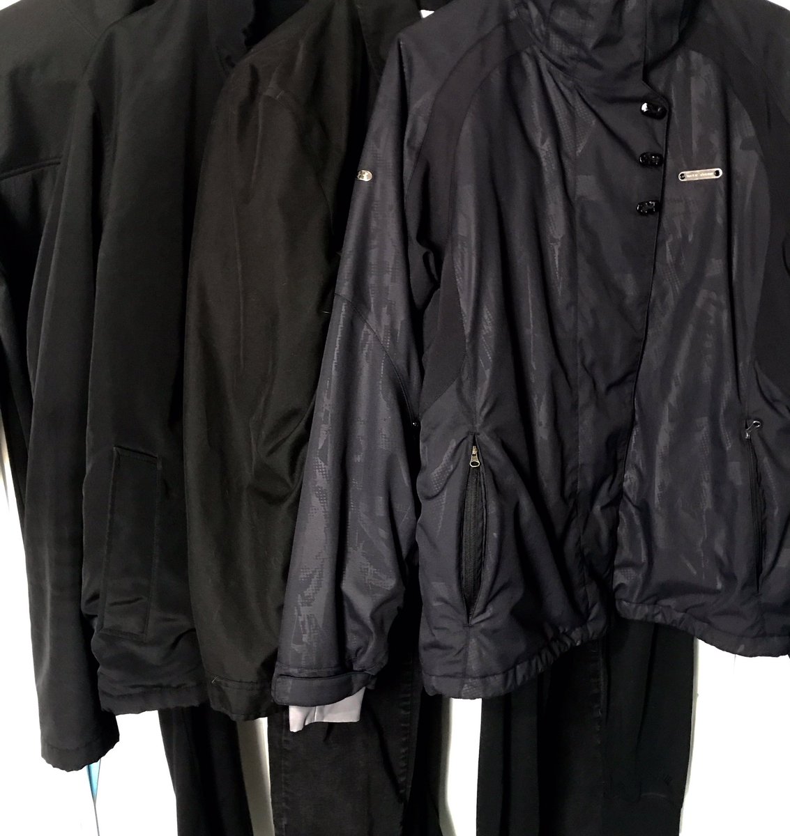 We’ve got black jackets and pants for you! Come out tomorrow from 11:00am-3:00pm and swap out your black clothes, or just take whatever you need in order to keep you warm and indistinguishable.