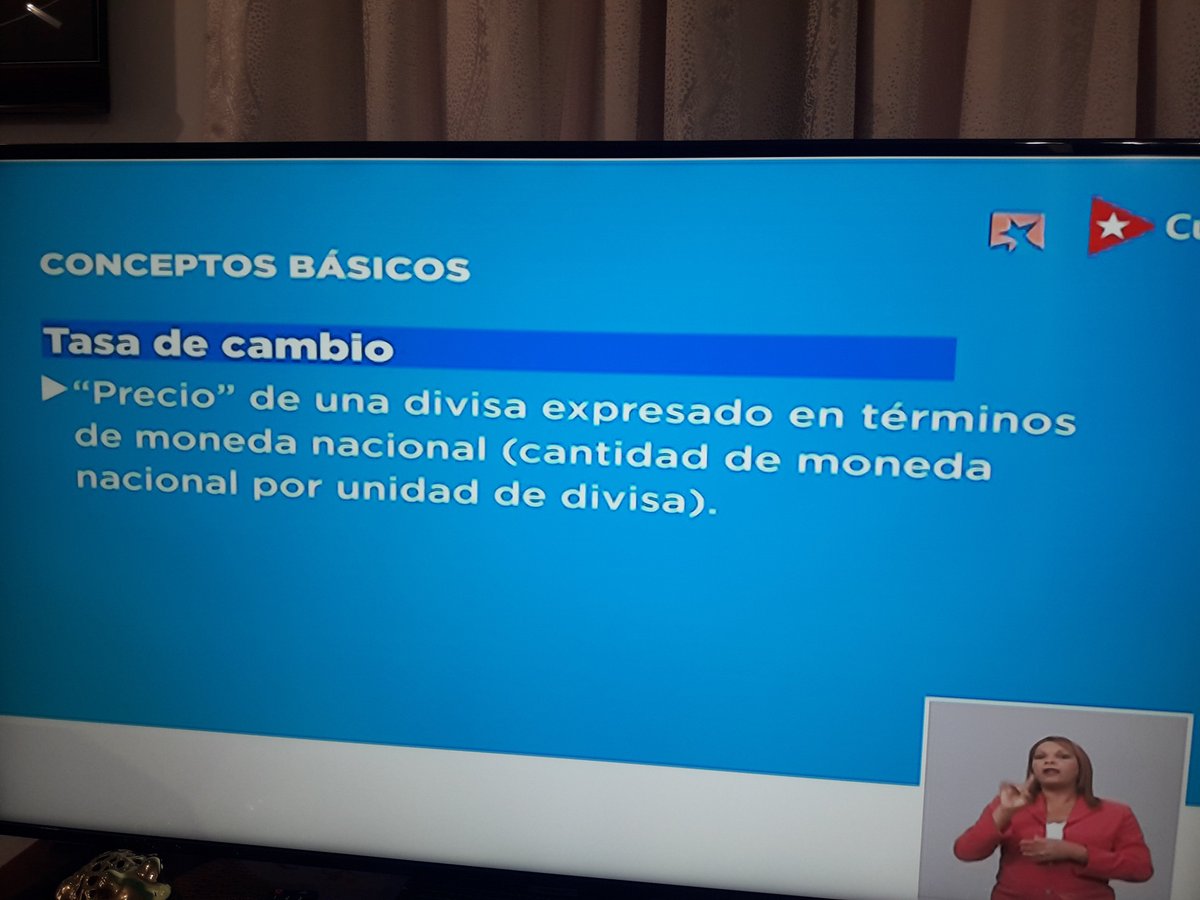 #Cuba Se explican en <a href="/mesaredondacuba/">Mesa Redonda</a> conceptos esenciales sobre el proceso de unificación monetaria y cambiaria en el país: Funciones del dinero, tasa de cambio, dualidad monetaria, dualidad cambiaria...