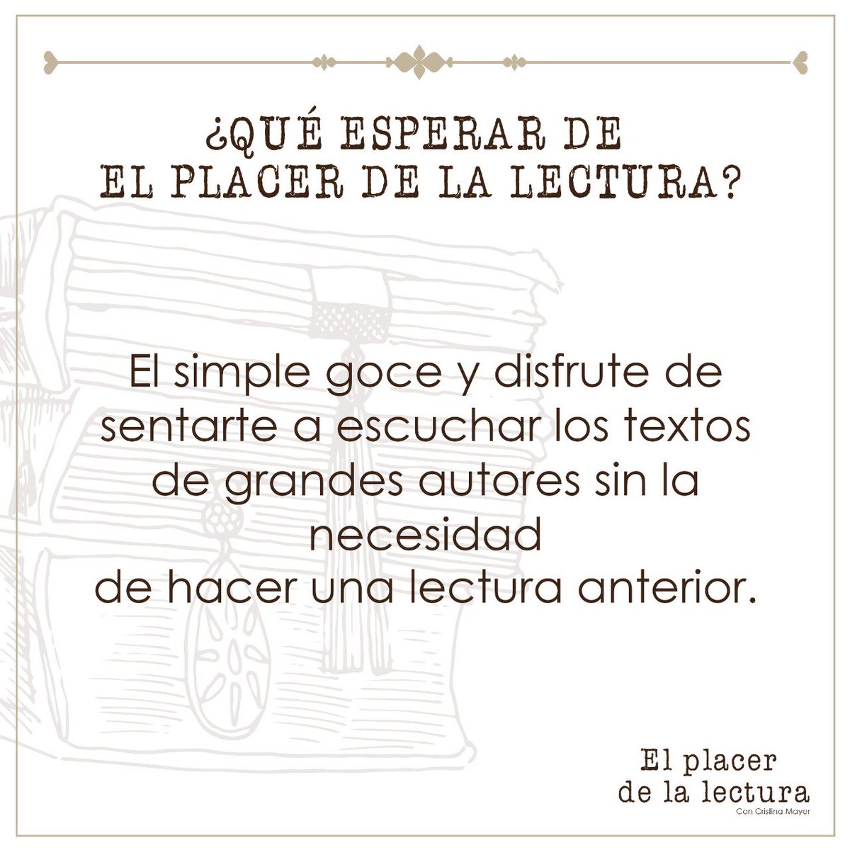 placerlecturamx's tweet photo. Bienvenidos todos a El Placer de la Lectura https://t.co/iIuFCHMldJ