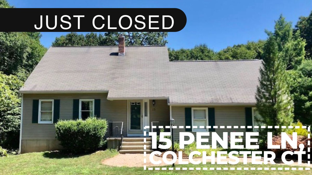 PledgePM's tweet photo. I’m so happy for my seller clients and the new owners of this lovely home. #realtor #colchesterct #￼ctrealestate https://t.co/hzAQD05aqu