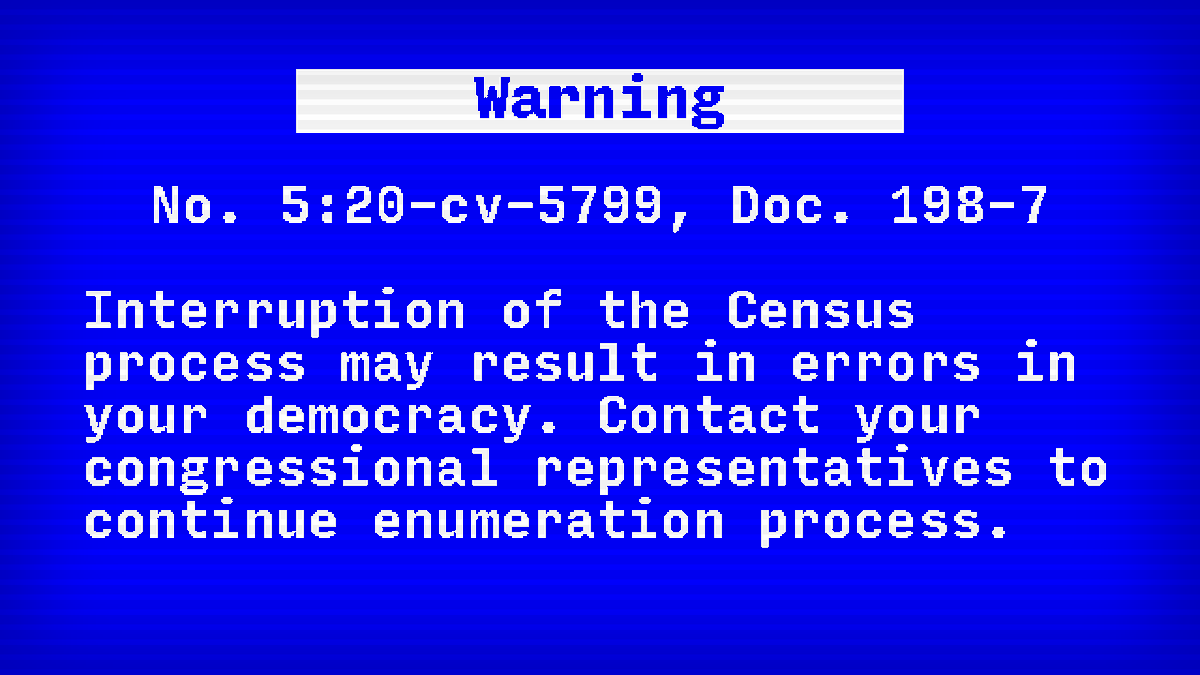 NYcounts2020's tweet photo. Of course, Congress could still pass extension legislation.   We dream, we know.  We do need our statutory reporting deadlines extended!  #SavetheCensus. #GetNYCounted. #2020Census. https://t.co/V7SJFi5Cyn