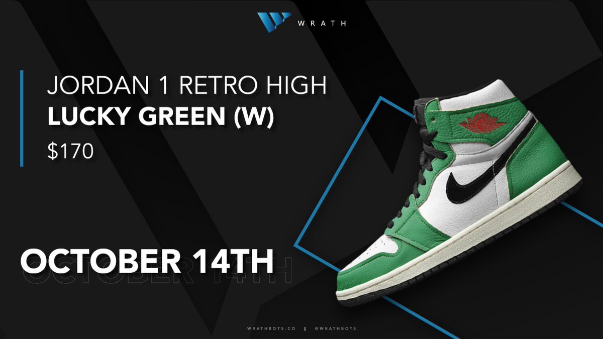 The highly anticipated Jordan 1 Retro High 'Lucky Green' drops tomorrow. 👀 Nike first released this colorway in 1986 following Michael Jordan's 63-point playoff game against Boston. 🐐