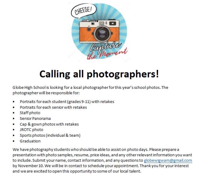 GHSDigCom's tweet photo. #ghs #globehighschool #photographer https://t.co/YNJl4ZCuRe