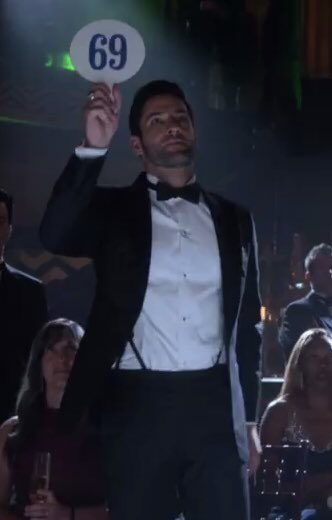 Lucifer’s wardrobe in 4x04 All About Eve