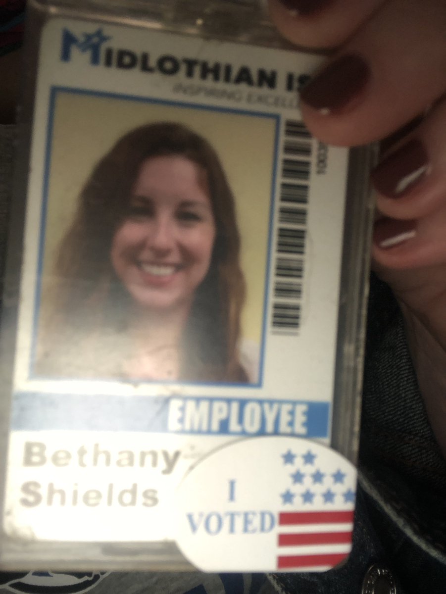 bethanykshields's tweet photo. Mrs. Shields voted! #misdproud #go2panthers #vote #ihopethatsagenericvotehashtagandnotsomethingweird https://t.co/PIGoaBEvfQ
