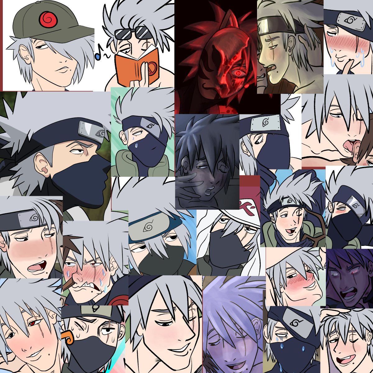 SBananel's tweet photo. I’ve really drawn a lot of Kakashi and Yamato/Tenzō so I figured I’d hop on the one character meme.
#kakayama #kakashi #yamato #tenzo #kkym #naruto #narutoshippuden #kakashixyamato #myart #fanart #kakashihatake #artmeme #onecharacter https://t.co/F1bXmezltT