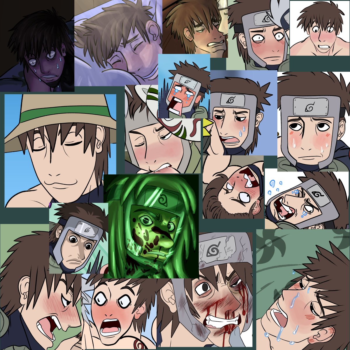 SBananel's tweet photo. I’ve really drawn a lot of Kakashi and Yamato/Tenzō so I figured I’d hop on the one character meme.
#kakayama #kakashi #yamato #tenzo #kkym #naruto #narutoshippuden #kakashixyamato #myart #fanart #kakashihatake #artmeme #onecharacter https://t.co/F1bXmezltT