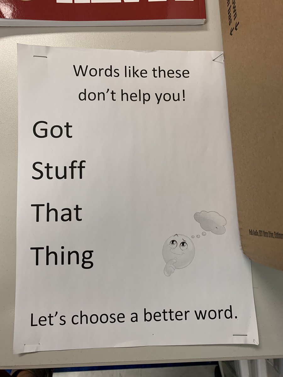 PeroniGrlBrandi's tweet photo. Saw this on a teacher’s desk today.  These words did pretty well for @NKOTB! #YouGotTheRightStuff https://t.co/VQUTxT8sFD
