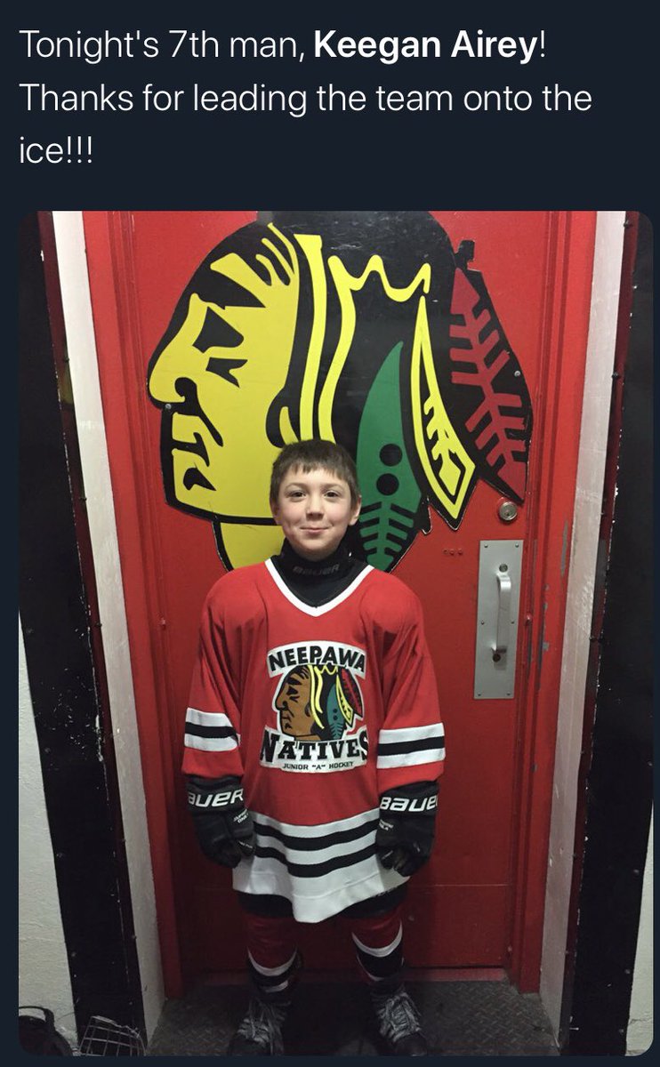 This weekend tragedy struck our community with the sudden passing of avid hockey fan, and @MJHLNatives billet brother, Keegan Airey. 
Keegan was regularly seen at the Yellowhead arena and his presence will be missed by all who knew him. #6 #rip 🥅🏒😇