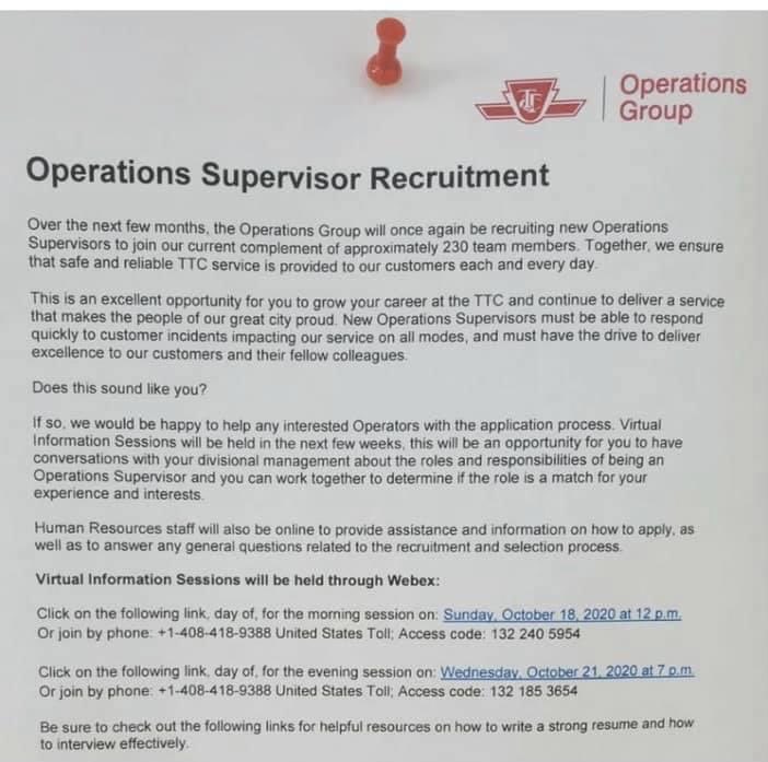 imthedarkknight's tweet photo. This doesn’t add up there are currently up to 200 #transitdrivers laid off now #rickleary @TTCStuart is looking for 230 supervisors so if they hire these from the drivers ranks these would lead to less drivers &amp; more overcrowding? @blogTO @NarcityCanada @instagram @CP24 https://t.co/H64mVYGv9A