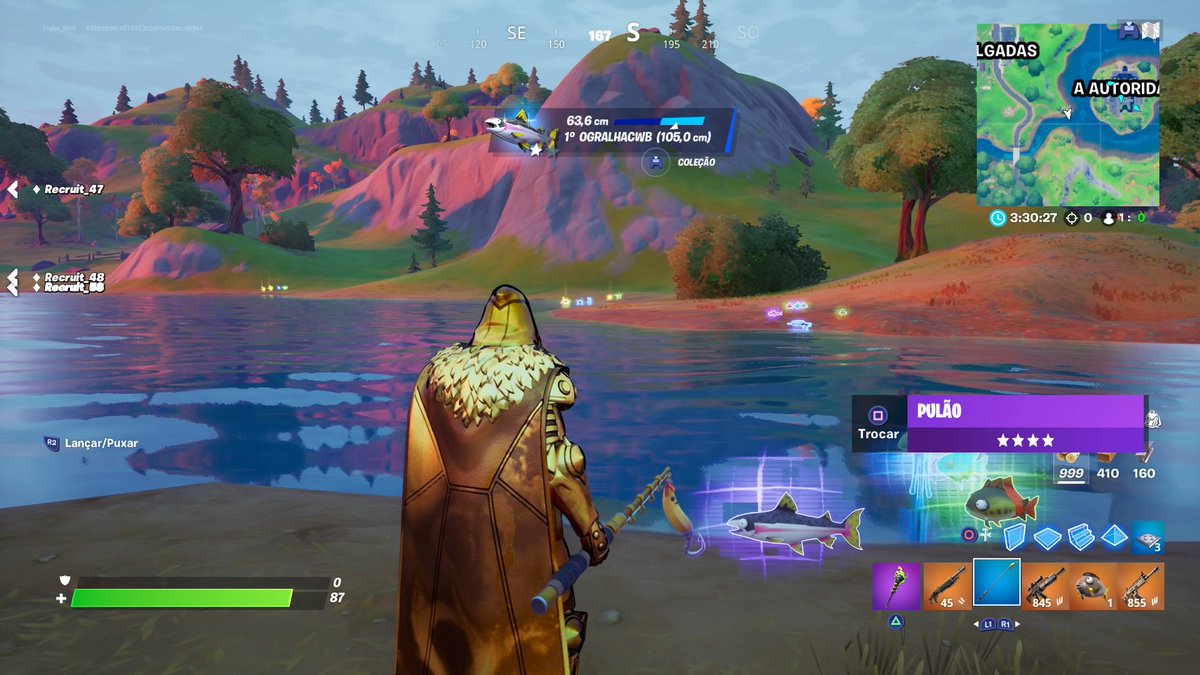 EryonElbereth's tweet photo. #FortniteFishing After 36 whole hours I caught THE MIDAS FISH!!! #INeedToLive #INeedToSleep #PS4share https://t.co/JxdGVHOFpW
