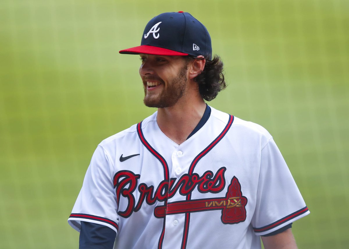 SportsTalkATL's tweet photo. If you get Ian Anderson, Dansby Swanson, Braden Shewmake, Charlie Culberson, and Thomas Rhett in a room together you could pass them off as an All Brother christian folk group from West Florida. https://t.co/4fXVd7vXCY