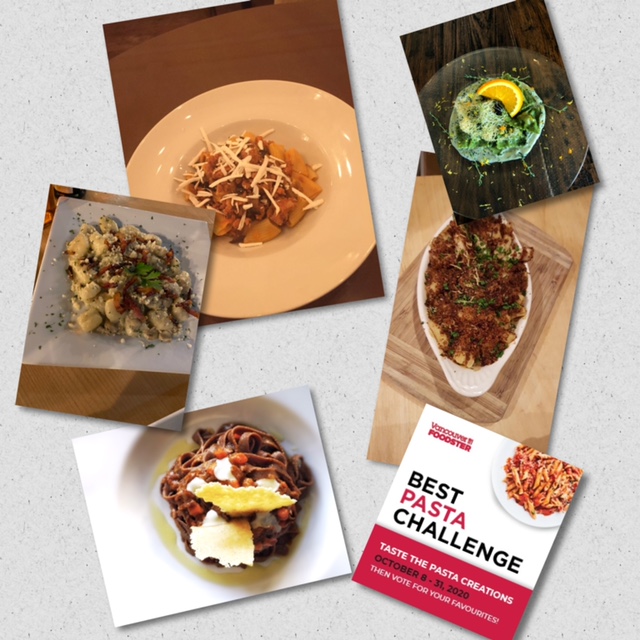 vanfoodster's tweet photo. Check out these pasta creations in the Vancouver Pasta Challenge on now through to October 31 @ArtusiNewWest @Robba_daMatti @ortopasta and more! Here are the details https://t.co/CSFv2TssaX #pastachallengeyvr https://t.co/qDppLkK7j0