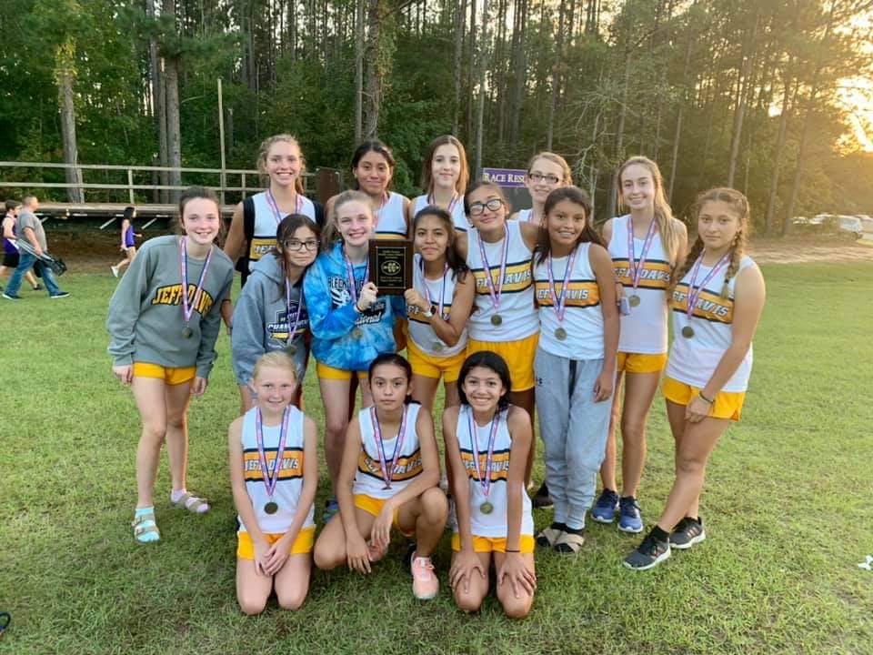 JeffDavis_XC's tweet photo. Congratulations to our JDXC middle school teams!!!

Boys ~ Conference Champions (Back to Back)
Girls  ~ Conference Runner -Ups https://t.co/ALO7kaLAAF